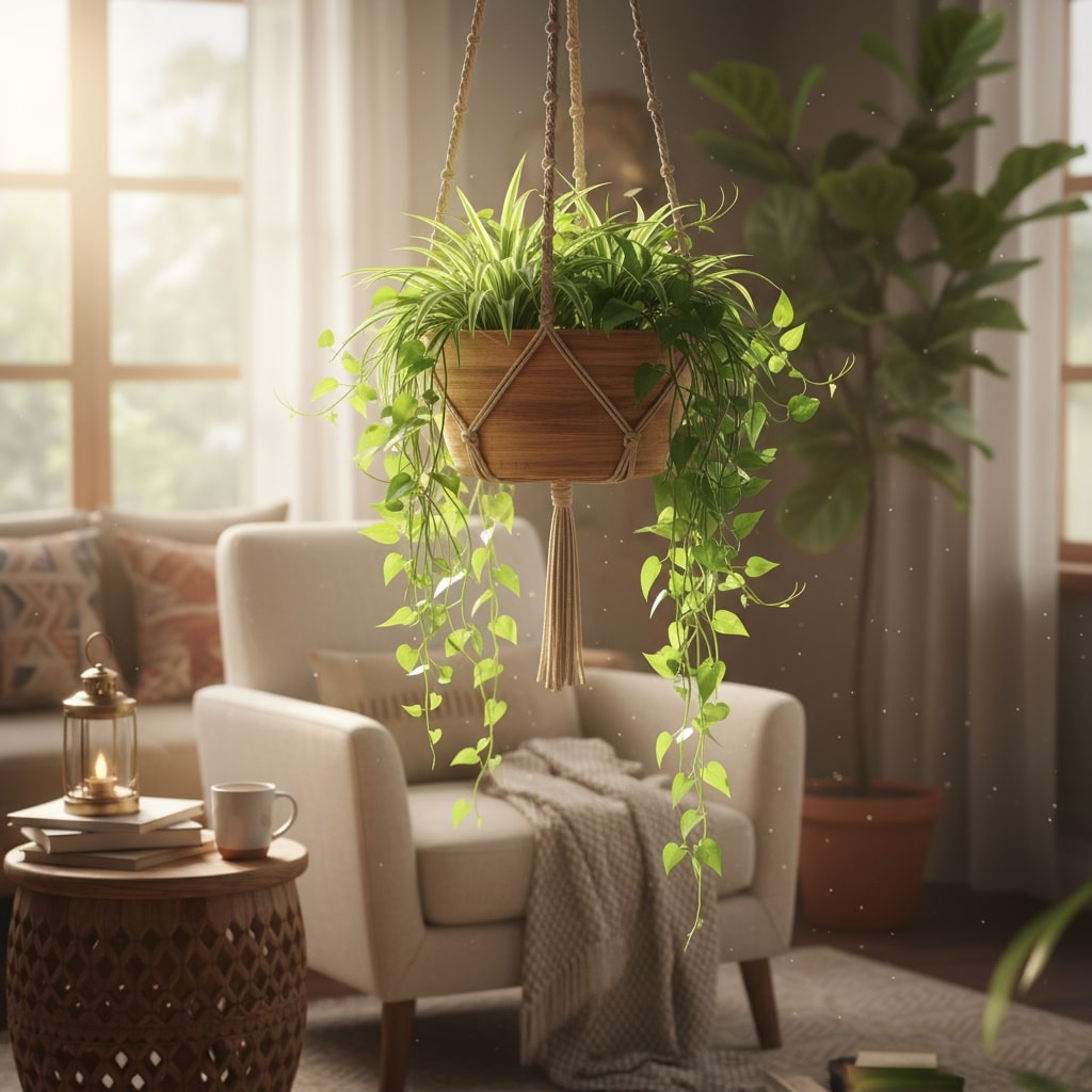 how to make a hanging planter box