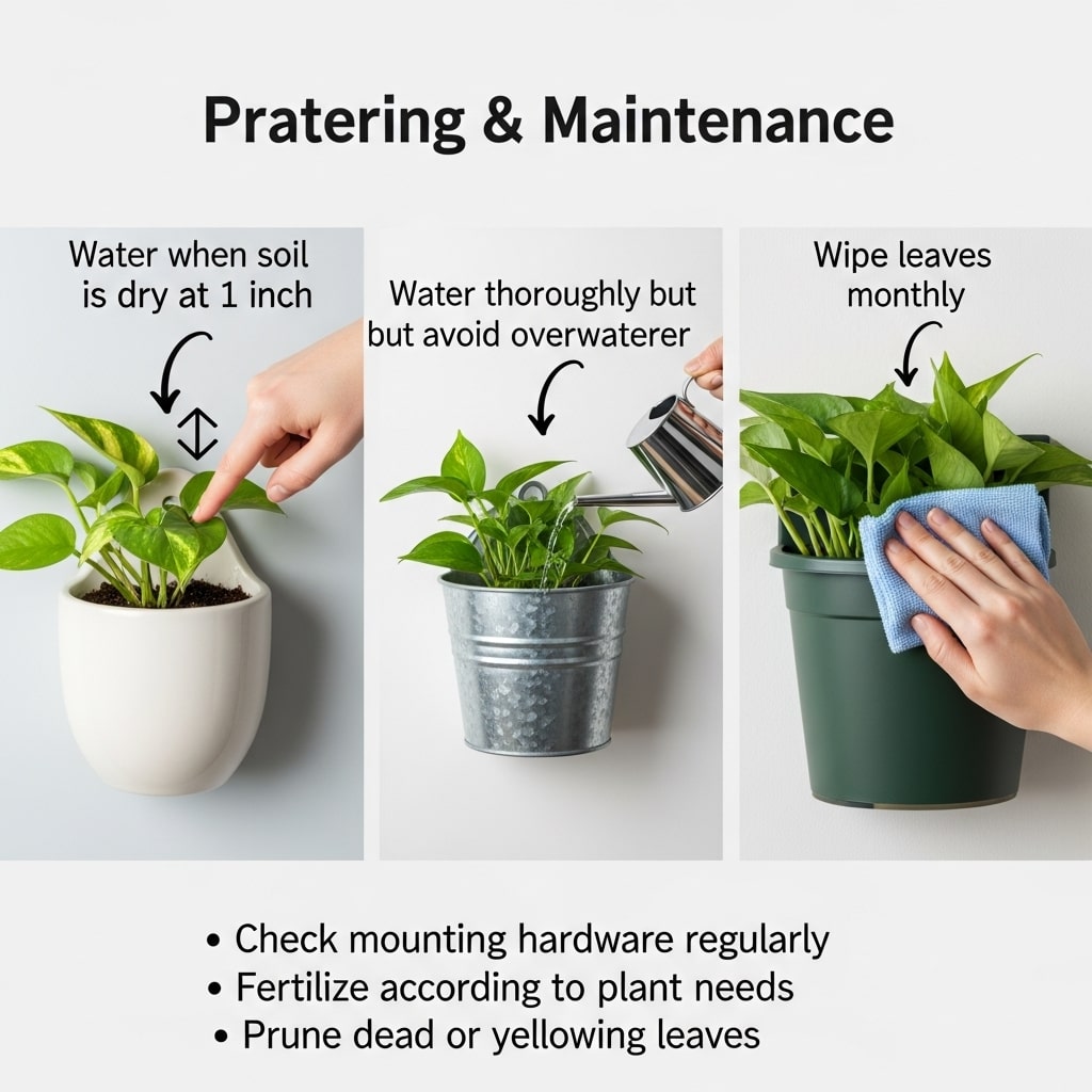 ceramic wall hanging pots
