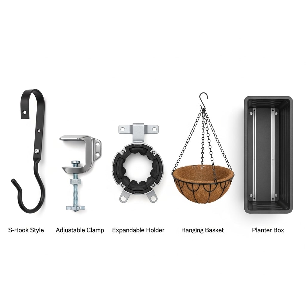 balcony railing planter bracket
how to hang planters on balcony railing​
