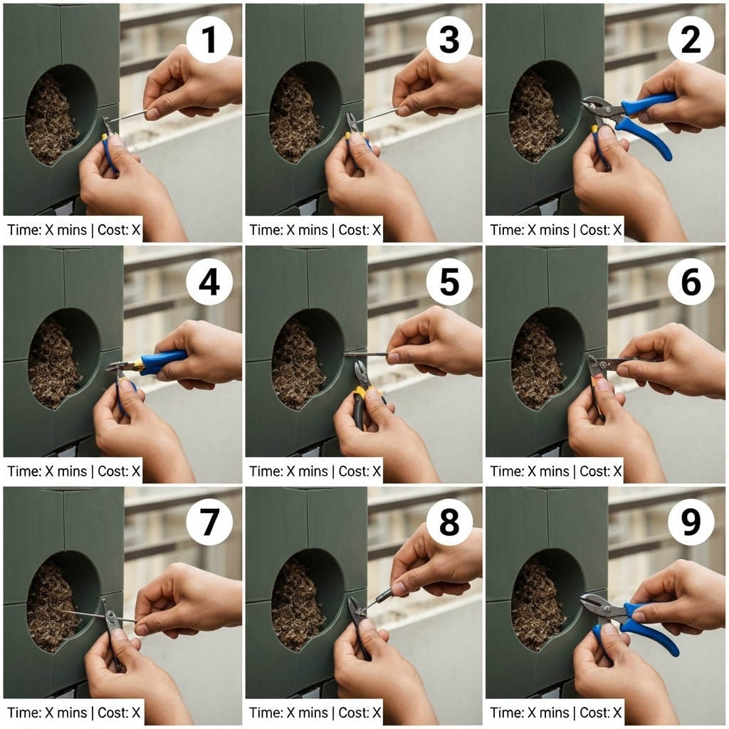 how to fix vertical planter	
