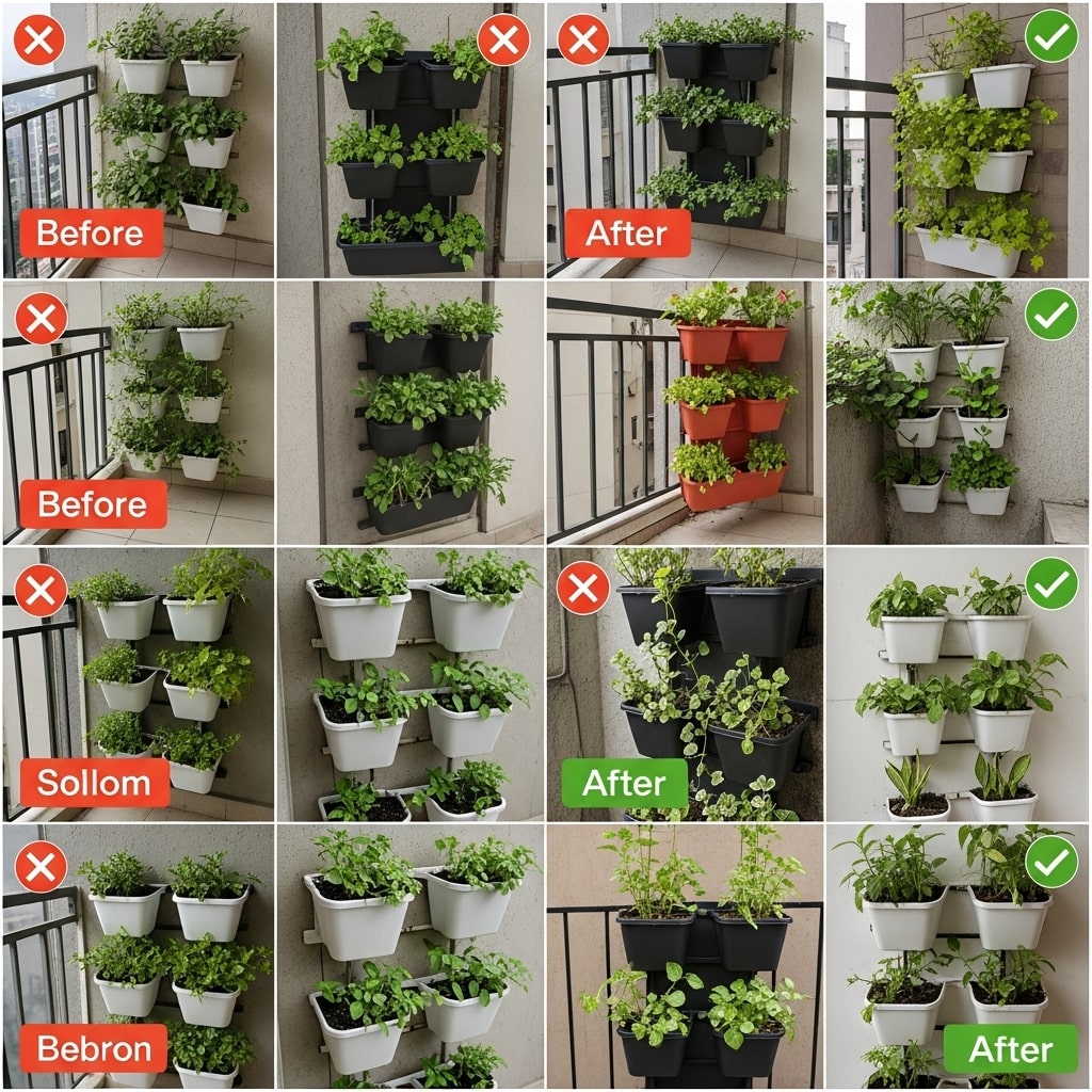 how to fix vertical planter	
