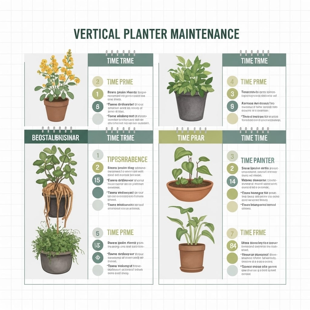 how to fix vertical planter	
