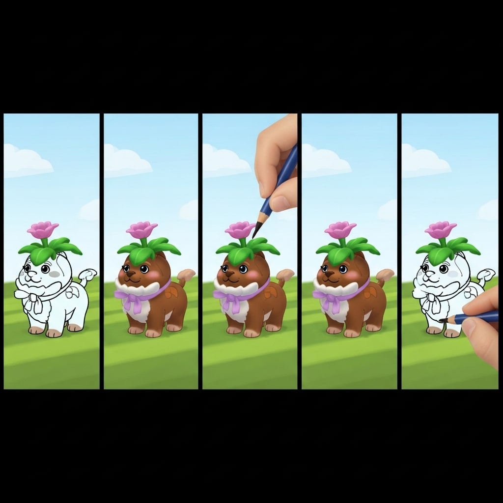 Grow a Garden character art ​
