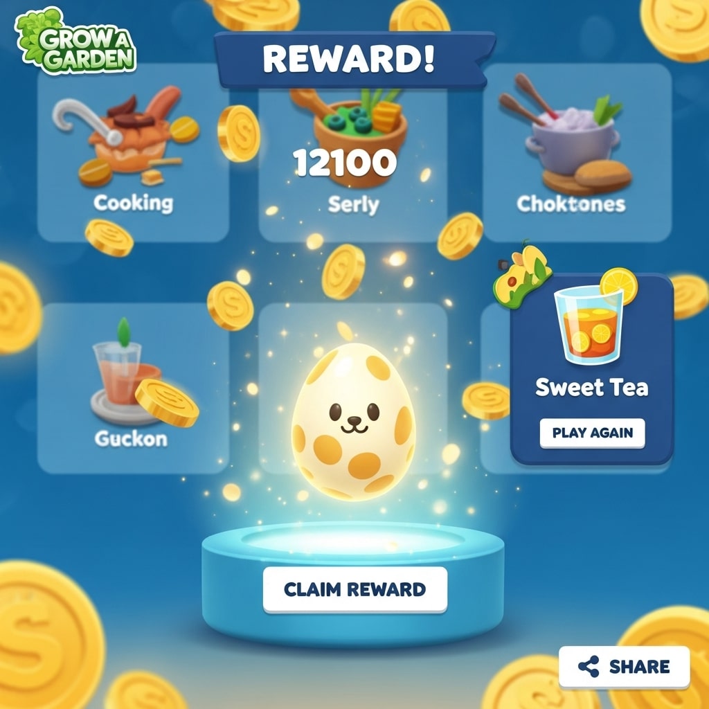 Grow a Garden cooking recipes list ​
