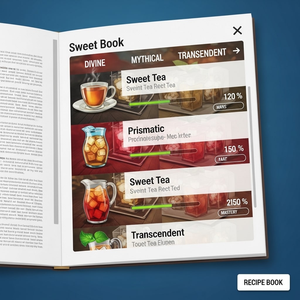 Grow a Garden cooking recipes list ​
